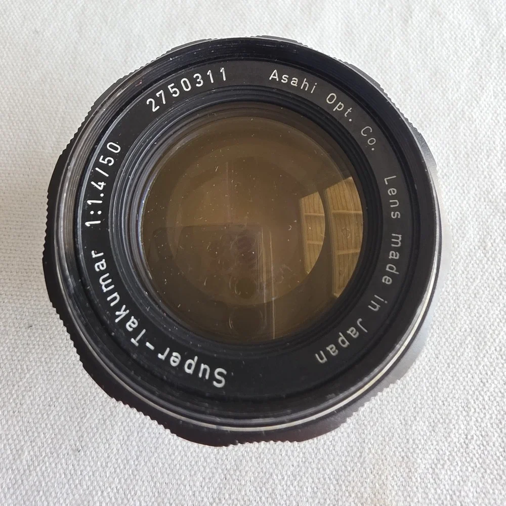 VTG Asahi Pentax Super Takumar 50mm f1.4 M42 Mount Lens 7-element 2750311 Japan